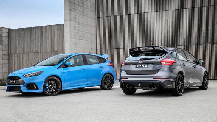 Exterior of the Ford Focus RS 2016