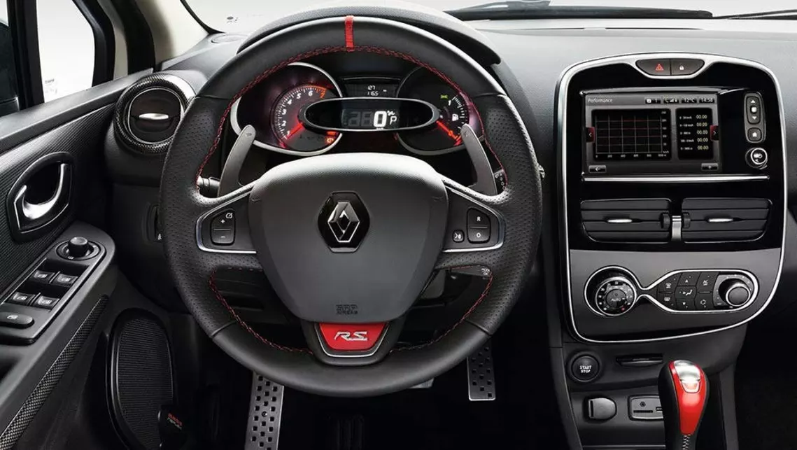 From the drivers seat of the Renault Clio RS 2018